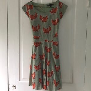 Cutest fox dress ever. Never worn. NWOT